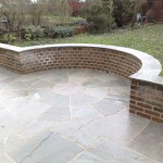 Large Patio and Barrelled Walls